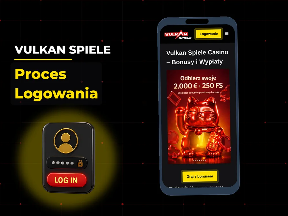 Vulkan Spiele - Proces Logowania