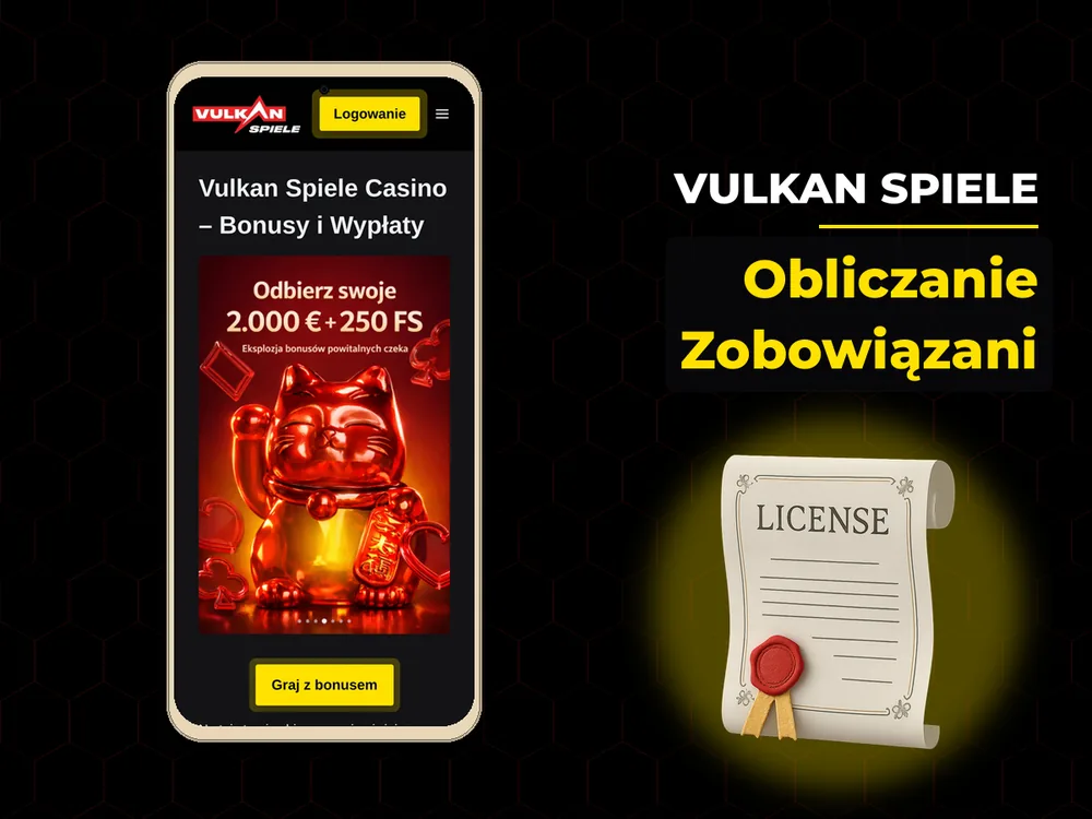 Vulkan Spiele - Obliczanie Zobowiązani