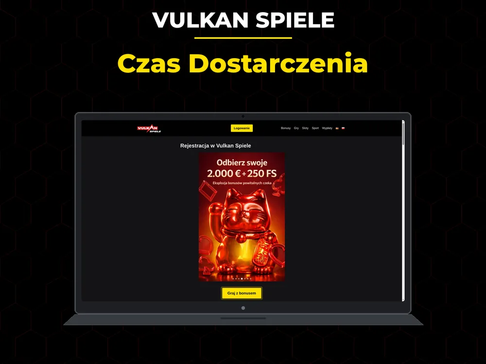 Vulkan Spiele - Czas Dostarczenia