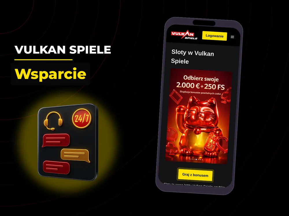 Vulkan Spiele - Wsparcie