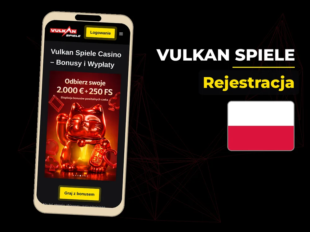 Vulkan Spiele - Rejestracja