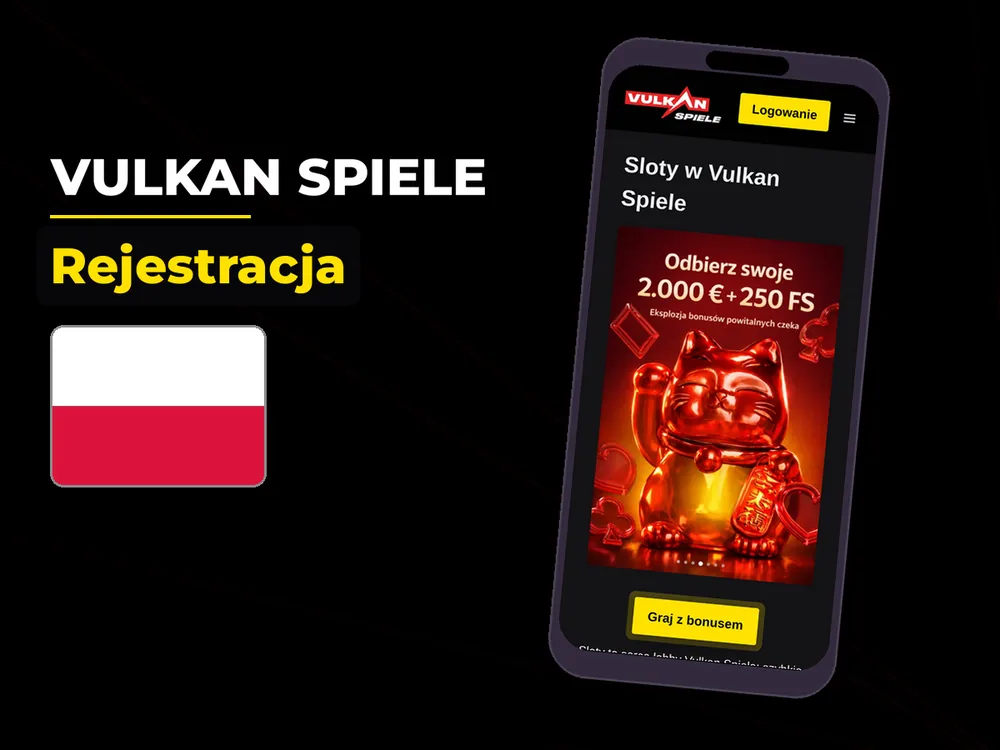 Vulkan Spiele - Rejestracja