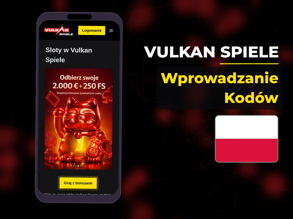 Vulkan Spiele - Wprowadzanie Kodów
